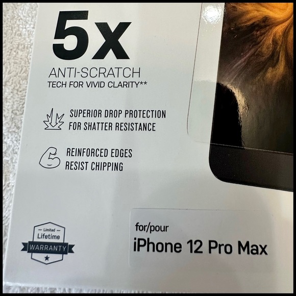 🍎🛡️iPhone 12/13ProMax 💪🏼💯Compatible, OtterBox💪🏼💯Amplify Glass Screen Protector - Picture 9 of 12